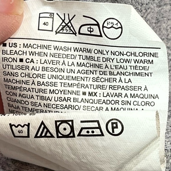 Old Navy Slim Fit Long Sleeve Button Up Blue Shirt Size Large Office Casual - Picture 7 of 10